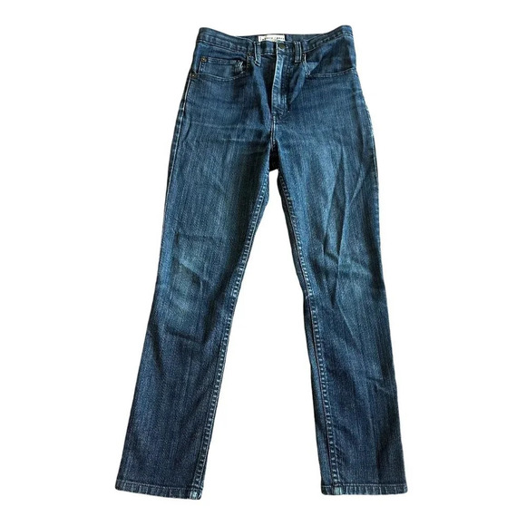 Apiece Apart Dark Wash Skinny Jeans Classic Fit Made in USA Denim Size 4 Women's - Picture 1 of 11